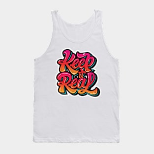 Lettering  graffiti  text  logo  typography design Tank Top